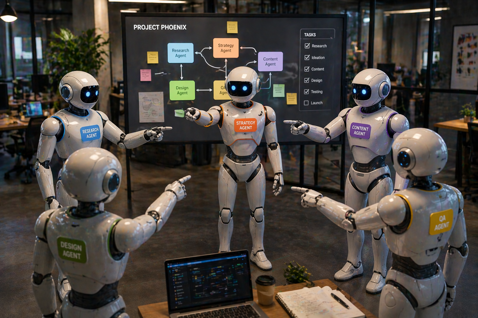 Zo werk ik met vijf AI-agents tegelijk aan één project