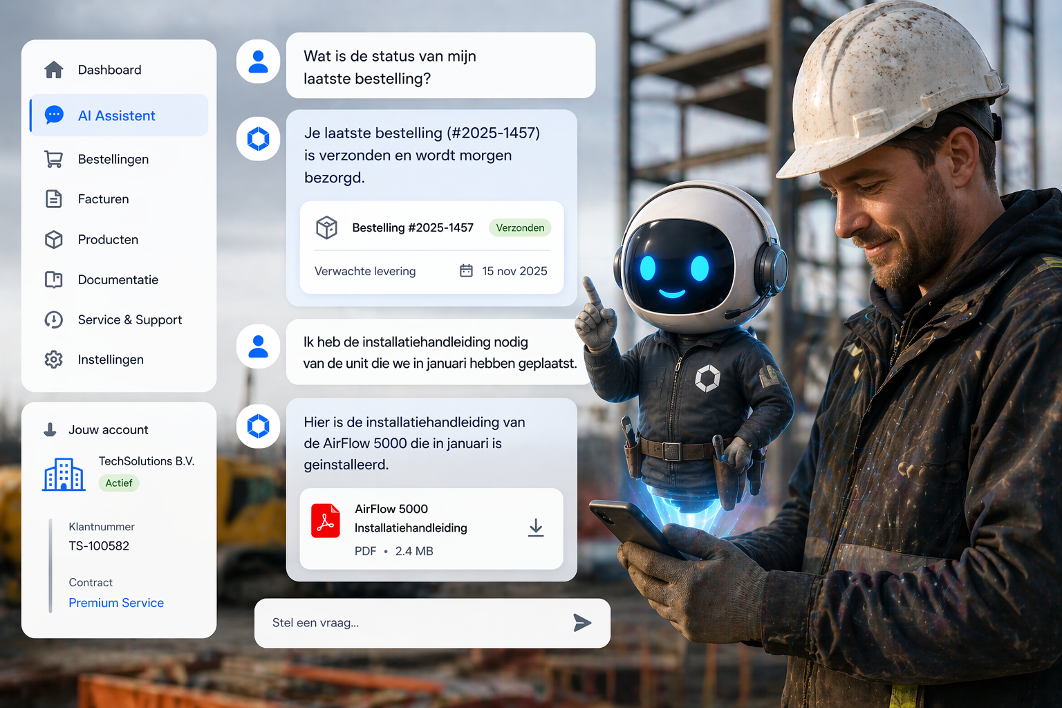 Van self-service portals naar AI-gestuurde klantenservice in je portaal