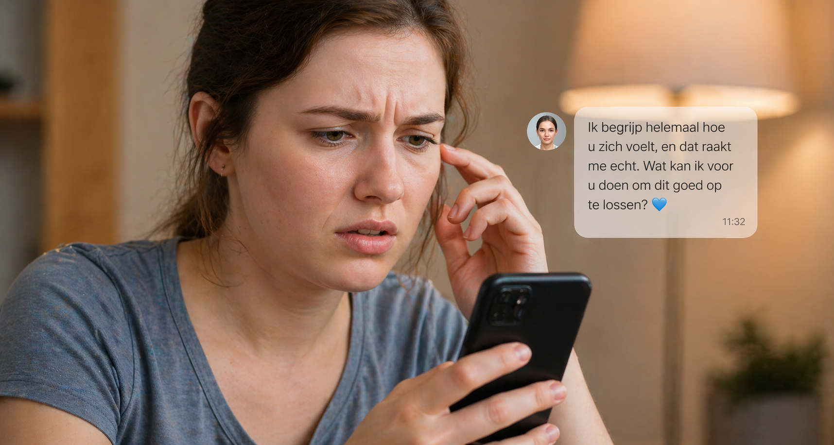 Empathische chatbots wekken wantrouwen: uncanny valley treft klantenservice AI